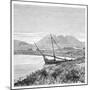 Lake Van, Tadwan Bay and Mount Nimrud, Turkey, 1895-null-Mounted Giclee Print