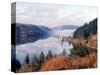 Lake Vernwy, Mid Wales, December 2002-null-Stretched Canvas