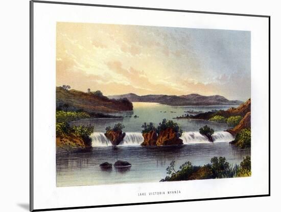 Lake Victoria Nyanza, C1840-1900-null-Mounted Giclee Print
