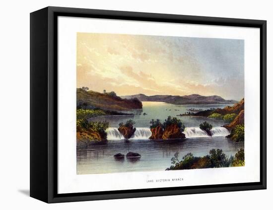 Lake Victoria Nyanza, C1840-1900-null-Framed Stretched Canvas