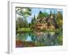 Lake View Cottage (Variant 1)-Dominic Davison-Framed Art Print