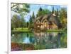 Lake View Cottage (Variant 1)-Dominic Davison-Framed Art Print