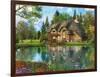 Lake View Cottage (Variant 1)-Dominic Davison-Framed Art Print