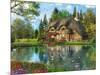 Lake View Cottage (Variant 1)-Dominic Davison-Mounted Art Print
