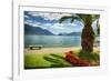 Lake View From Menaggio-George Oze-Framed Photographic Print