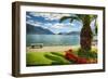 Lake View From Menaggio-George Oze-Framed Photographic Print