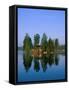 Lake View, House on Island, Sormland, Sweden-Steve Vidler-Framed Stretched Canvas