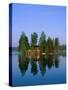 Lake View, House on Island, Sormland, Sweden-Steve Vidler-Stretched Canvas
