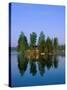 Lake View, House on Island, Sormland, Sweden-Steve Vidler-Stretched Canvas