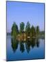 Lake View, House on Island, Sormland, Sweden-Steve Vidler-Mounted Photographic Print