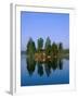 Lake View, House on Island, Sormland, Sweden-Steve Vidler-Framed Photographic Print