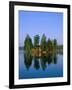 Lake View, House on Island, Sormland, Sweden-Steve Vidler-Framed Photographic Print