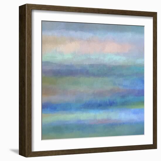 Lake View Landscape-Cora Niele-Framed Giclee Print