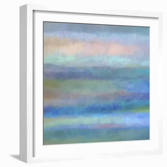 Lake View Landscape-Cora Niele-Framed Giclee Print