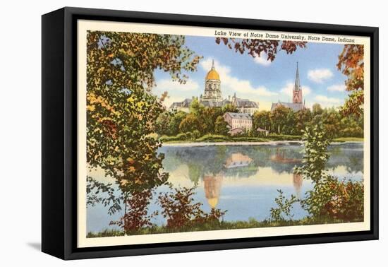 Lake View, Notre Dame, Indiana-null-Framed Stretched Canvas
