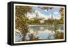 Lake View, Notre Dame, Indiana-null-Framed Stretched Canvas