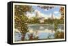 Lake View, Notre Dame, Indiana-null-Framed Stretched Canvas