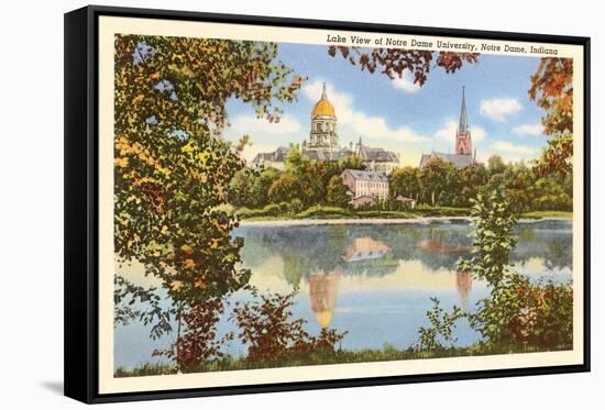 Lake View, Notre Dame, Indiana-null-Framed Stretched Canvas