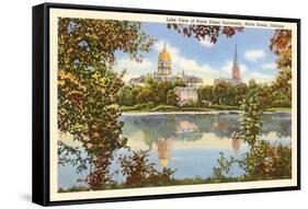 Lake View, Notre Dame, Indiana-null-Framed Stretched Canvas