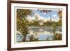 Lake View, Notre Dame, Indiana-null-Framed Art Print