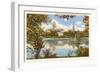 Lake View, Notre Dame, Indiana-null-Framed Art Print