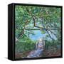 Lake View-Julie DeRice-Framed Stretched Canvas