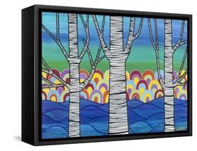 Lake View-Carla Bank-Framed Stretched Canvas