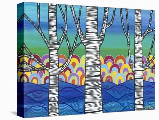 Lake View-Carla Bank-Stretched Canvas