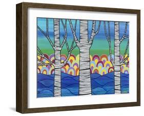 Lake View-Carla Bank-Framed Giclee Print