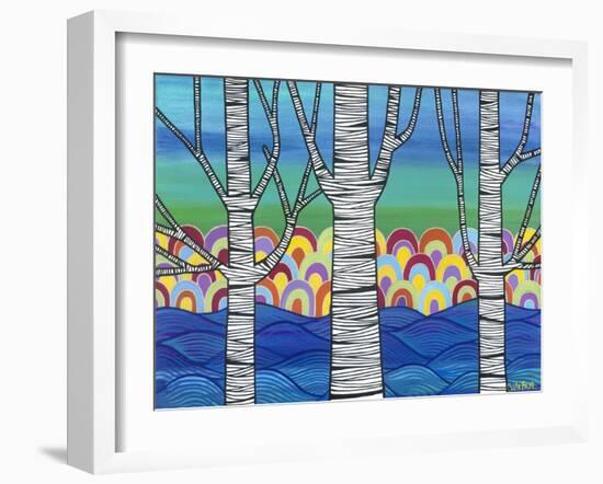 Lake View-Carla Bank-Framed Giclee Print