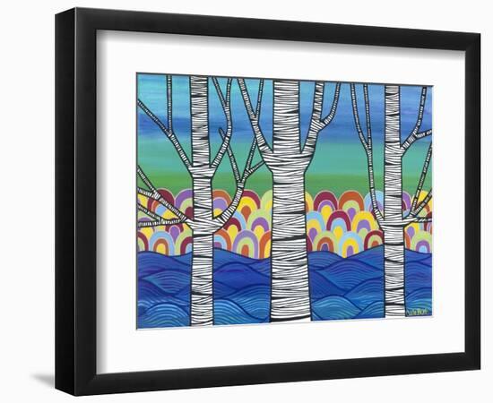 Lake View-Carla Bank-Framed Giclee Print