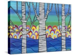 Lake View-Carla Bank-Stretched Canvas