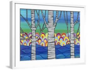 Lake View-Carla Bank-Framed Giclee Print