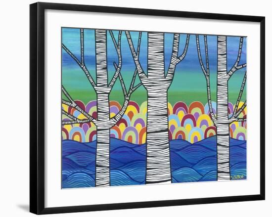 Lake View-Carla Bank-Framed Giclee Print