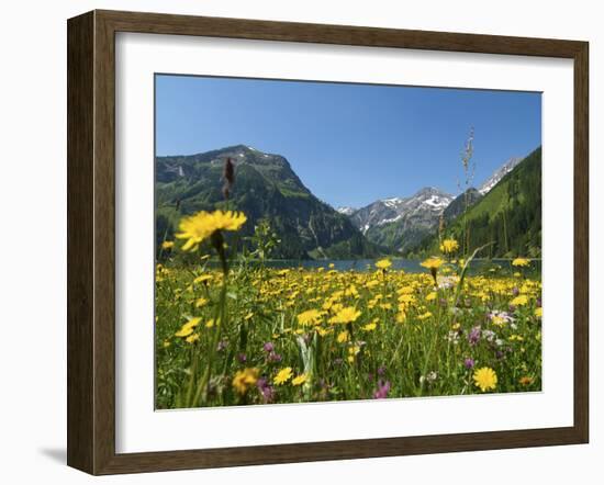 Lake Vilsalpsee, Tannheim Valley, Austria-Katja Kreder-Framed Photographic Print