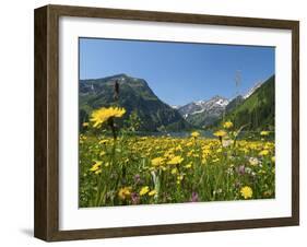 Lake Vilsalpsee, Tannheim Valley, Austria-Katja Kreder-Framed Photographic Print