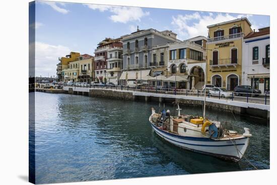 Lake Voulismeni, Agios Nikolaos, Crete, Greek Islands, Greece-Michael Runkel-Stretched Canvas