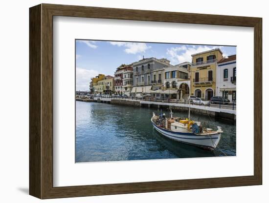 Lake Voulismeni, Agios Nikolaos, Crete, Greek Islands, Greece-Michael Runkel-Framed Photographic Print