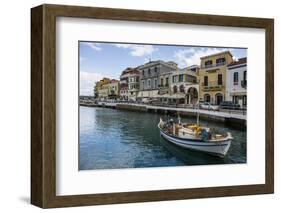 Lake Voulismeni, Agios Nikolaos, Crete, Greek Islands, Greece-Michael Runkel-Framed Photographic Print