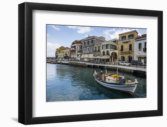 Lake Voulismeni, Agios Nikolaos, Crete, Greek Islands, Greece-Michael Runkel-Framed Photographic Print