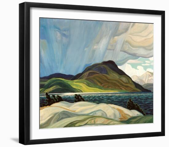 Lake Wabagishik-Franklin Carmichael-Framed Art Print