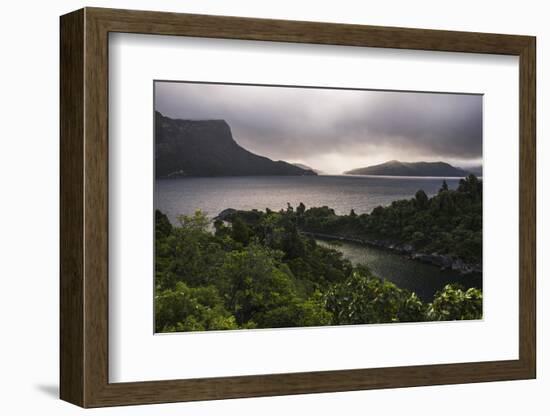 Lake Waikaremoana, Te Urewera, Eastland, North Island, New Zealand, Pacific-Matthew Williams-Ellis-Framed Photographic Print