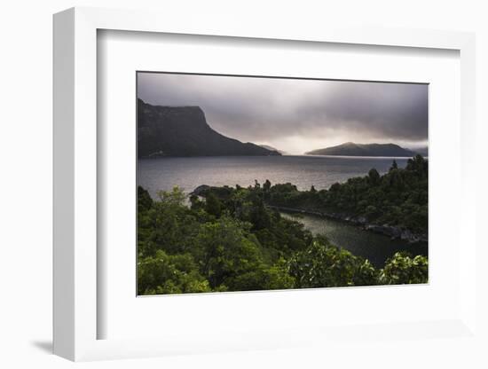 Lake Waikaremoana, Te Urewera, Eastland, North Island, New Zealand, Pacific-Matthew Williams-Ellis-Framed Photographic Print