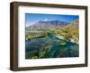 Lake Wakatipu, Kawarau River, and The Remarkables, Queenstown, South Island, New Zealand-David Wall-Framed Photographic Print