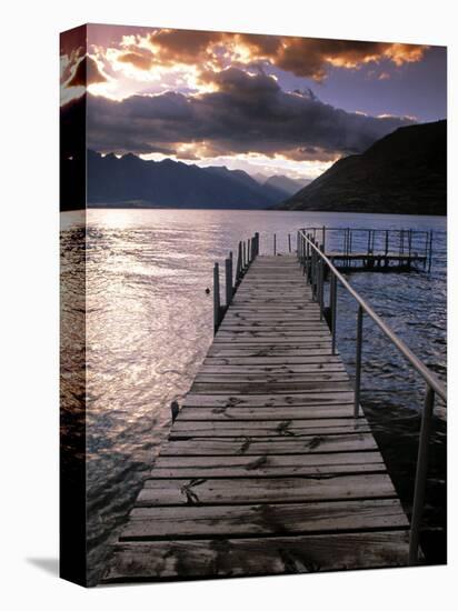 Lake Wakatipu, Queenstown, South Island, New Zealand-Doug Pearson-Stretched Canvas