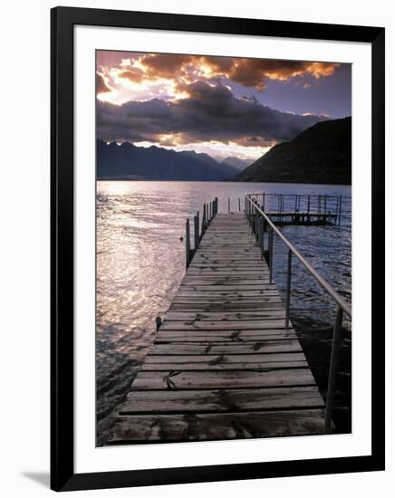 Lake Wakatipu, Queenstown, South Island, New Zealand-Doug Pearson-Framed Photographic Print