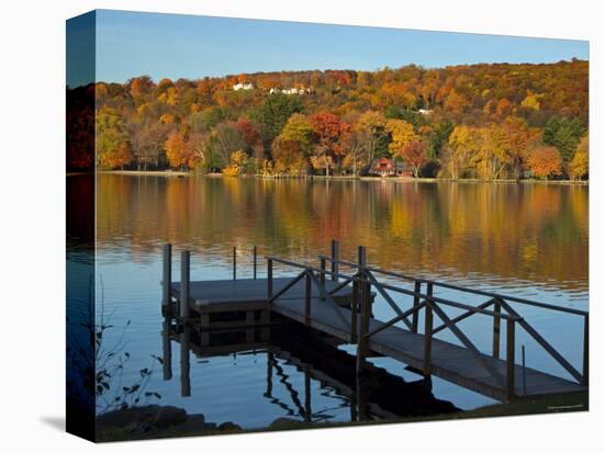 Lake Waramaug, Connecticut, New England, USA-Demetrio Carrasco-Stretched Canvas