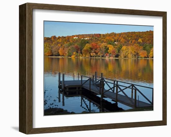 Lake Waramaug, Connecticut, New England, USA-Demetrio Carrasco-Framed Photographic Print