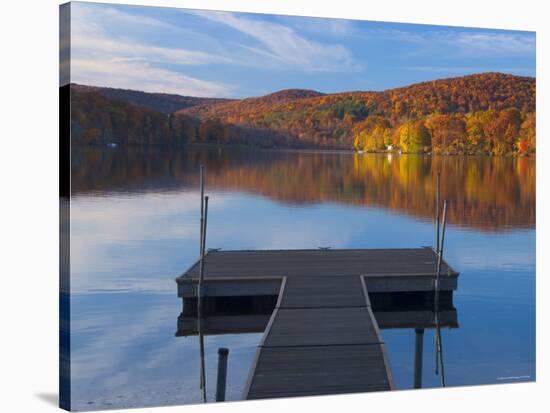 Lake Waramaug, Connecticut, New England, USA-Demetrio Carrasco-Stretched Canvas