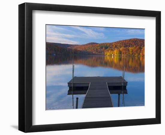 Lake Waramaug, Connecticut, New England, USA-Demetrio Carrasco-Framed Photographic Print